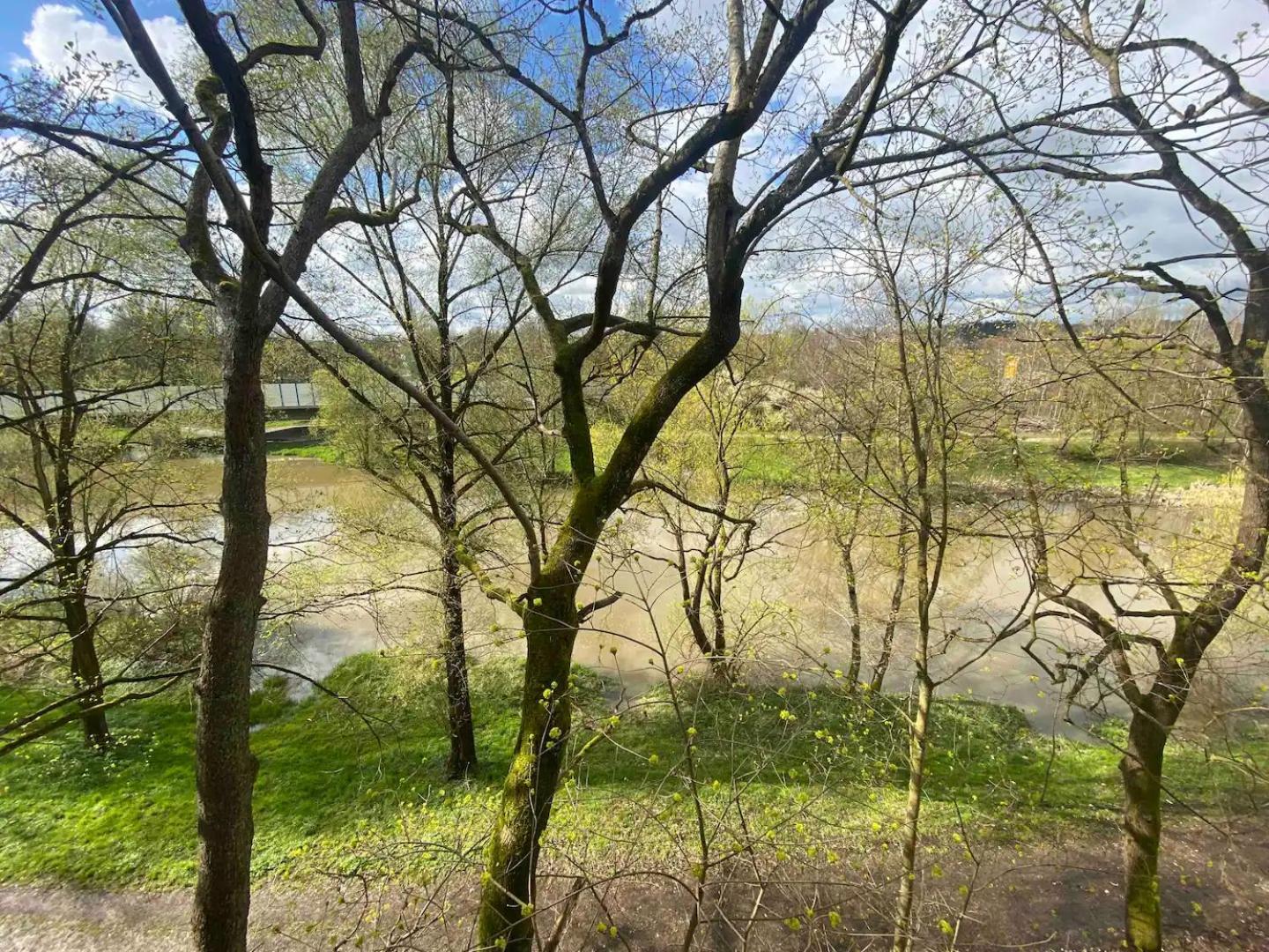 3 Zimmer Apartment Mit Flussblick - Self Check-In Eggenfelden Zewnętrze zdjęcie